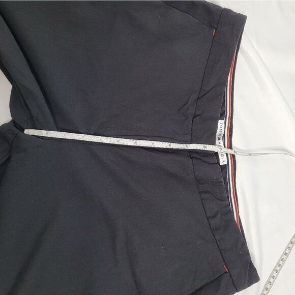 VINTAGE Y2K trouser Tommy Hilfiger black stretch bootcut pant 14 - Picture 7 of 7